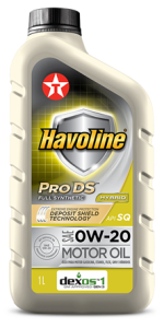 Havoline Pro DS Full Synthetic SAE 0W-20 SQ